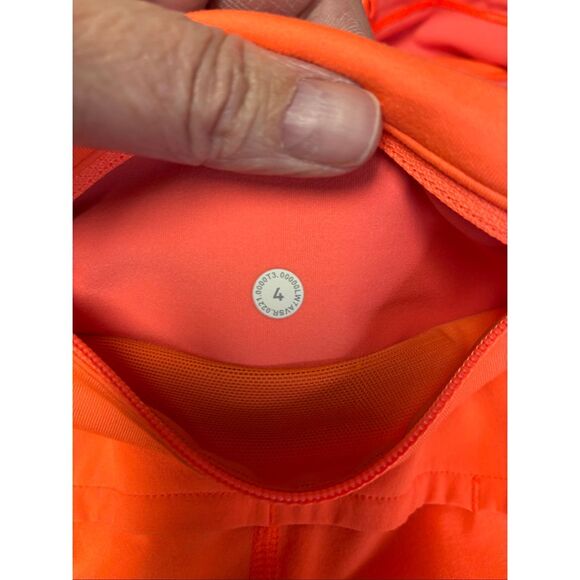 Lululemon Speed Up Shorts in Tangerine Size 4 - Picture 7 of 7